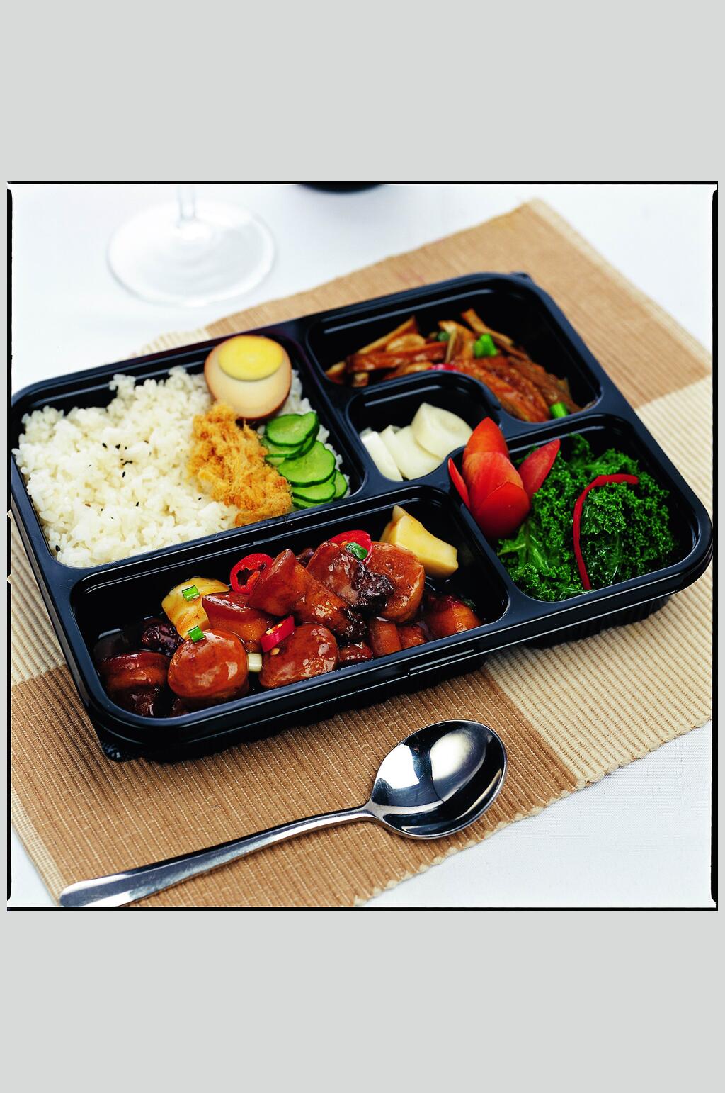 美味简餐卤肉饭图片素材