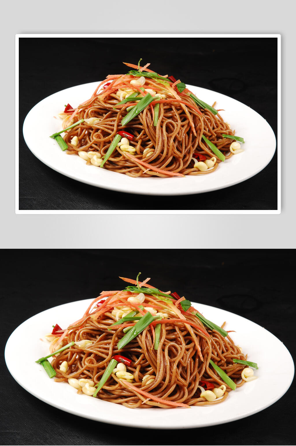 美味炒饸饹美食高清图片素材