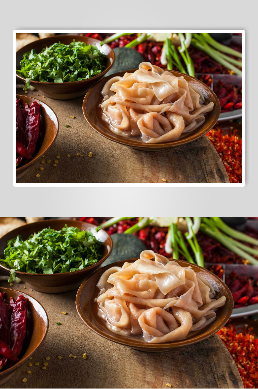 特色美味鸭肠美食图片素材