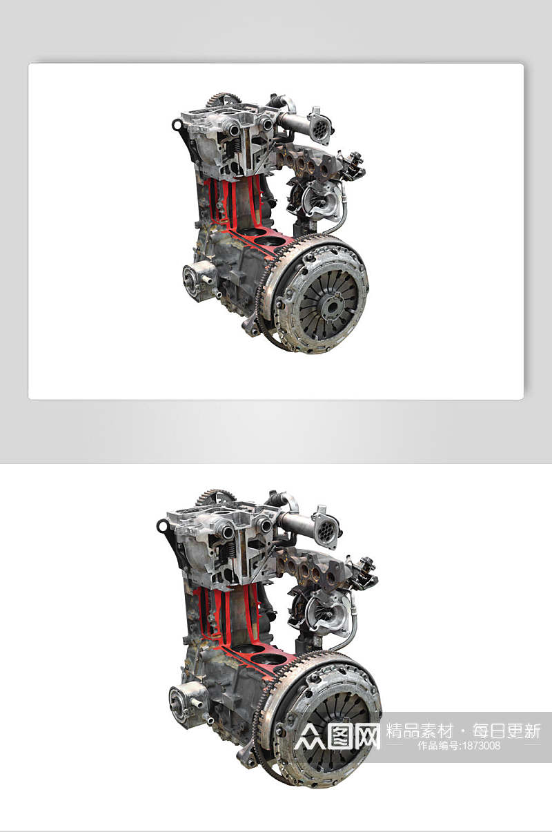 优质汽车引擎零件图片素材