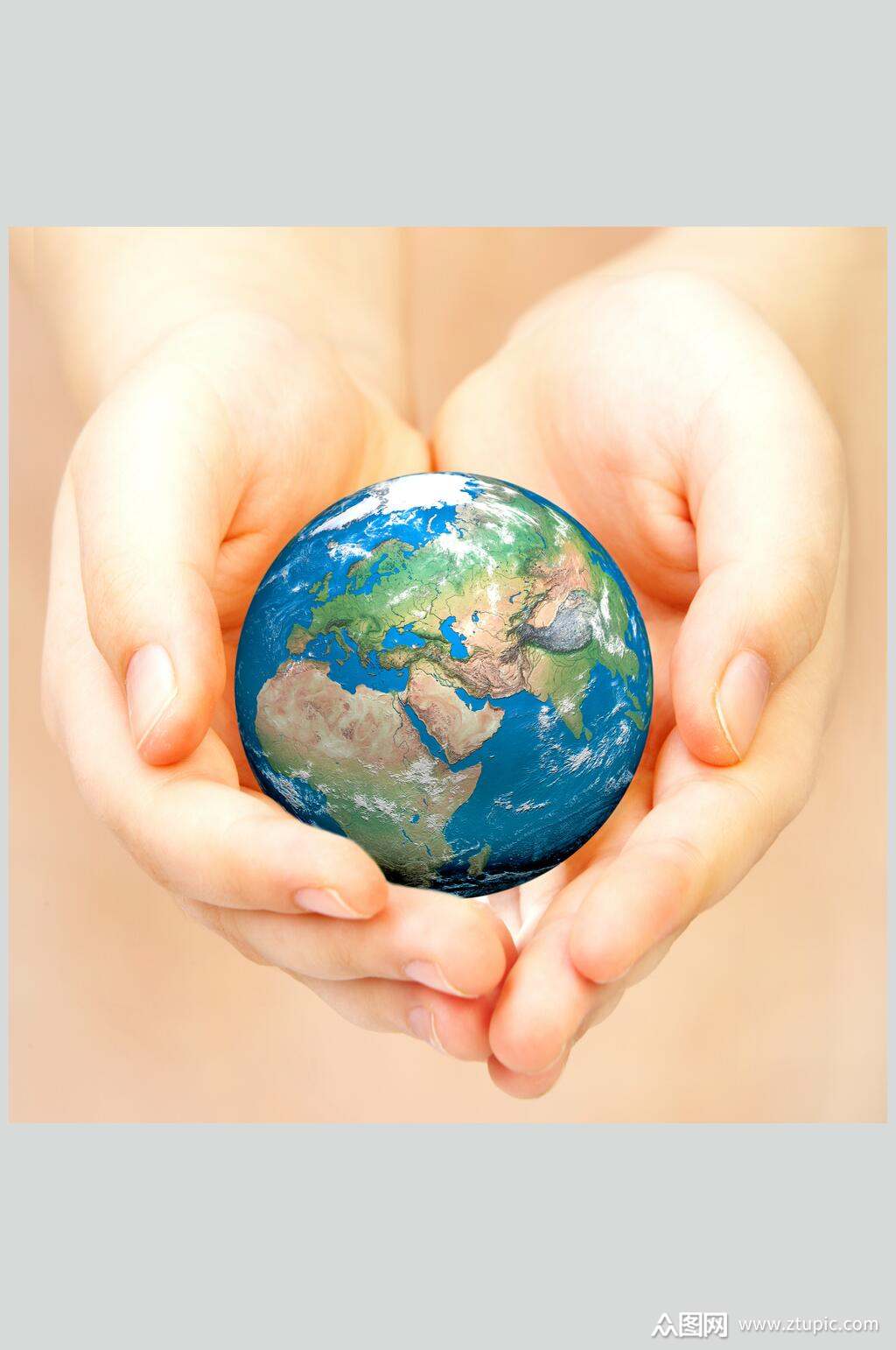 爱心保护地球节能环保摄影元素图片