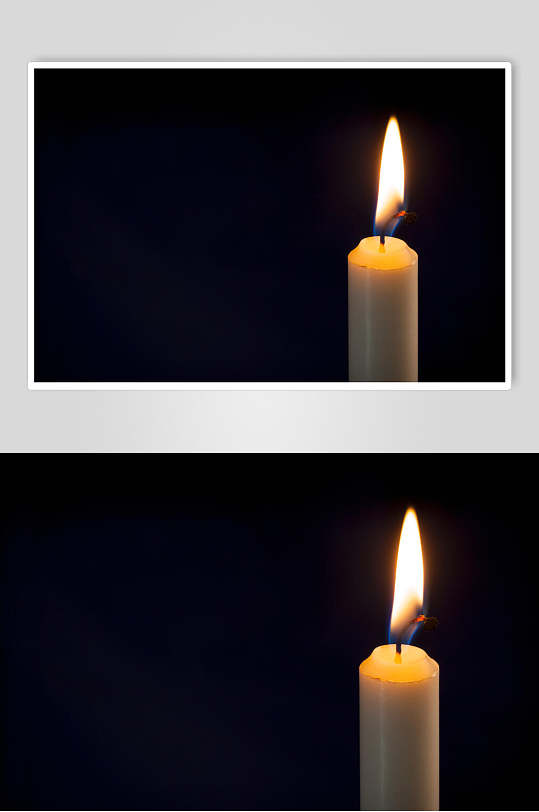 原生烛光蜡烛摄影背景图片