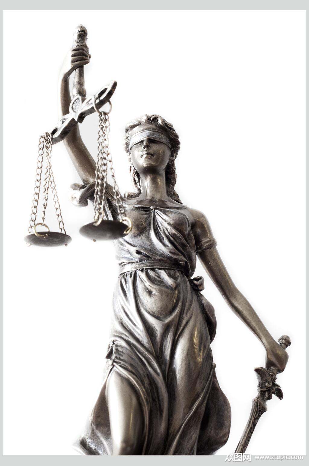 灰色女神法槌天秤公平摄影图片