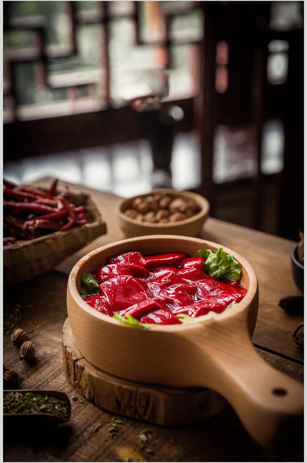 健康美味牛心美食图片素材