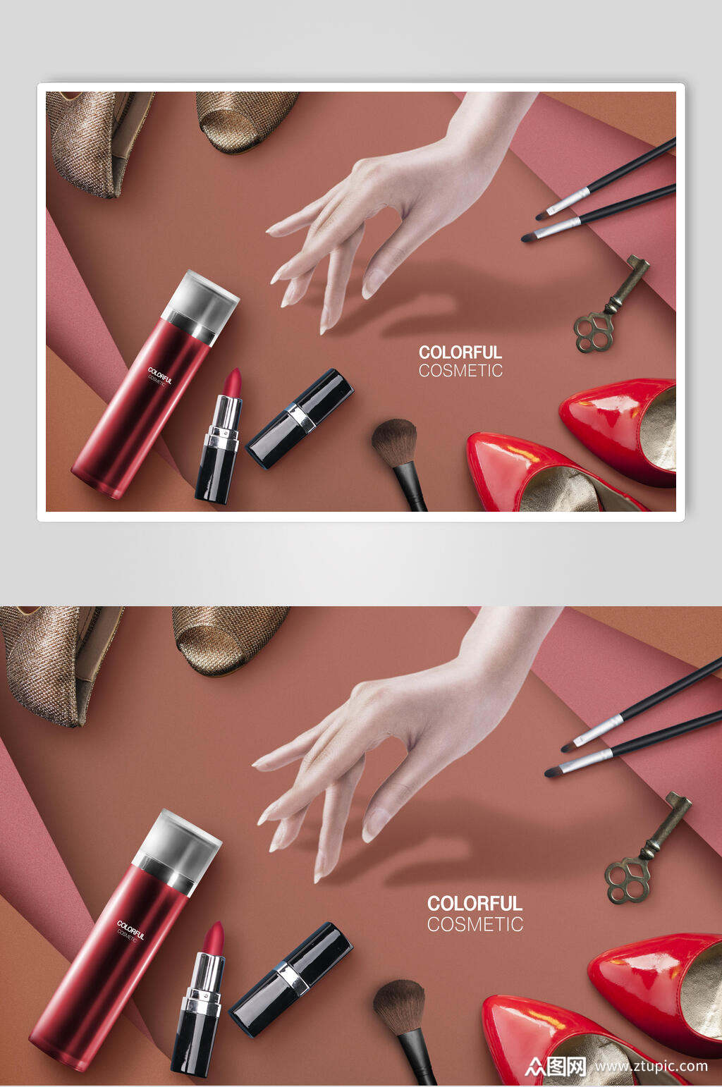 美妆化妆品宣传海报素材
