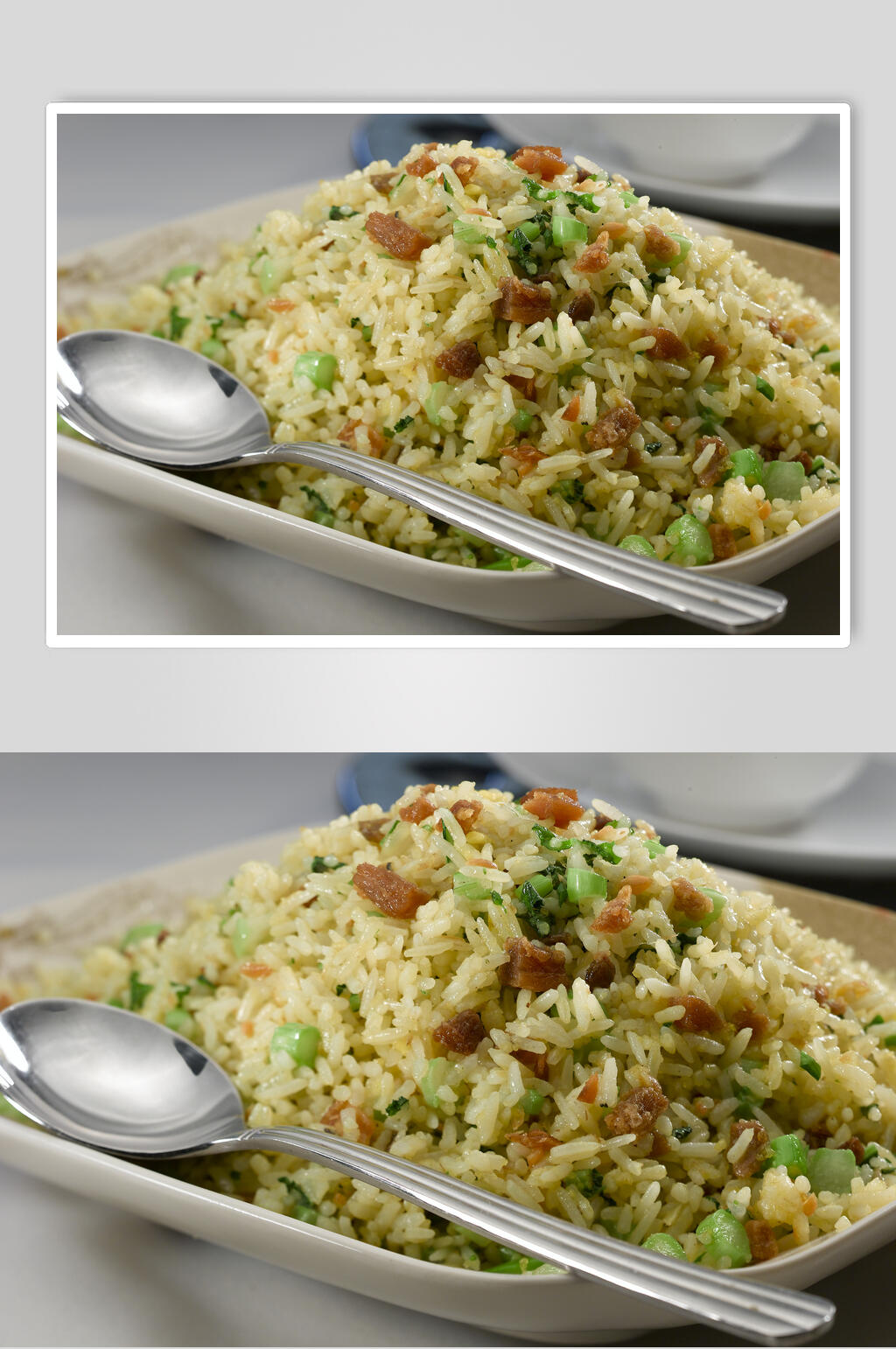 咸鱼鸡粒炒饭高清图片素材