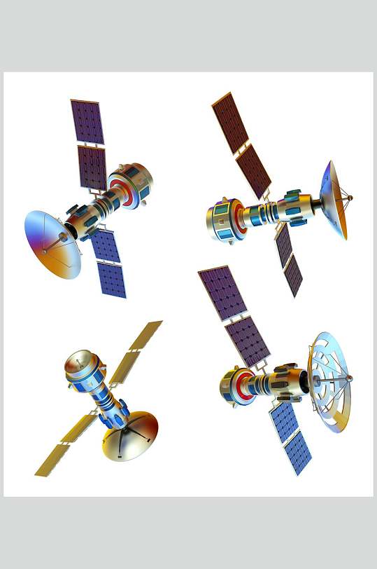科技風(fēng)太空人造衛(wèi)星圖片