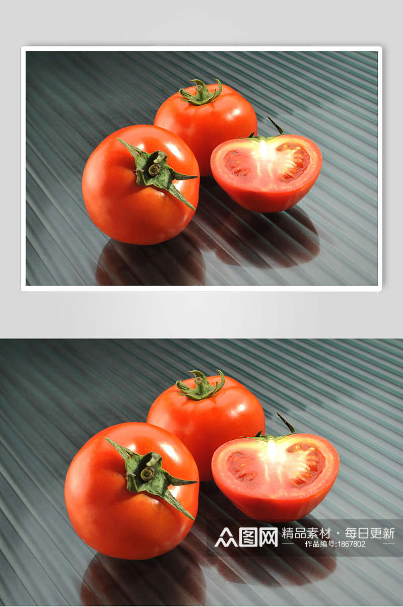 绿色有机西红柿摄影素材图片素材