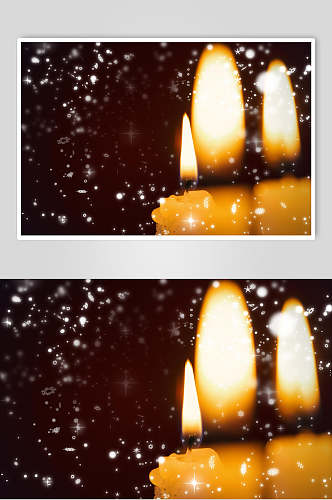 浪漫烛光蜡烛摄影图片