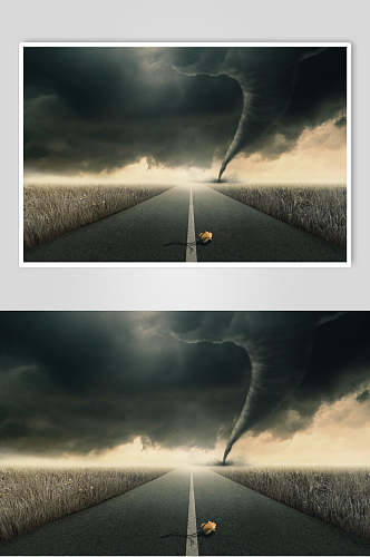 自然灾害龙卷风摄影背景图片