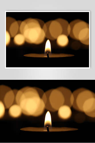 温馨烛光蜡烛摄影背景图片