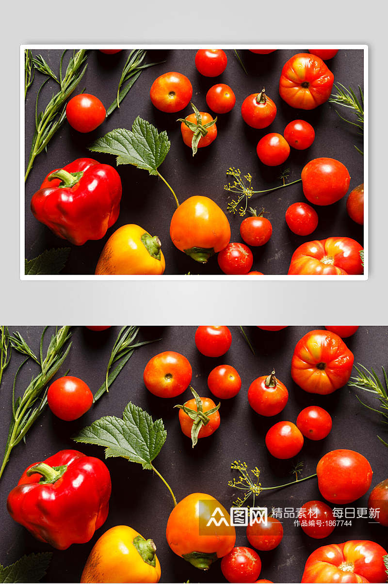 全生态西红柿摄影图片素材