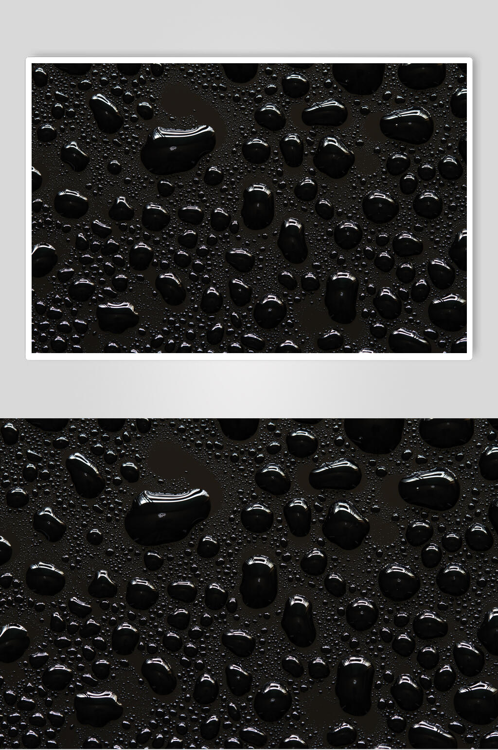 虚幻透明水珠雨滴摄影素材图片素材