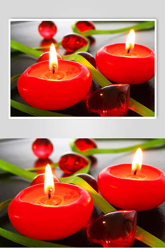 温馨烛光蜡烛摄影元素图片
