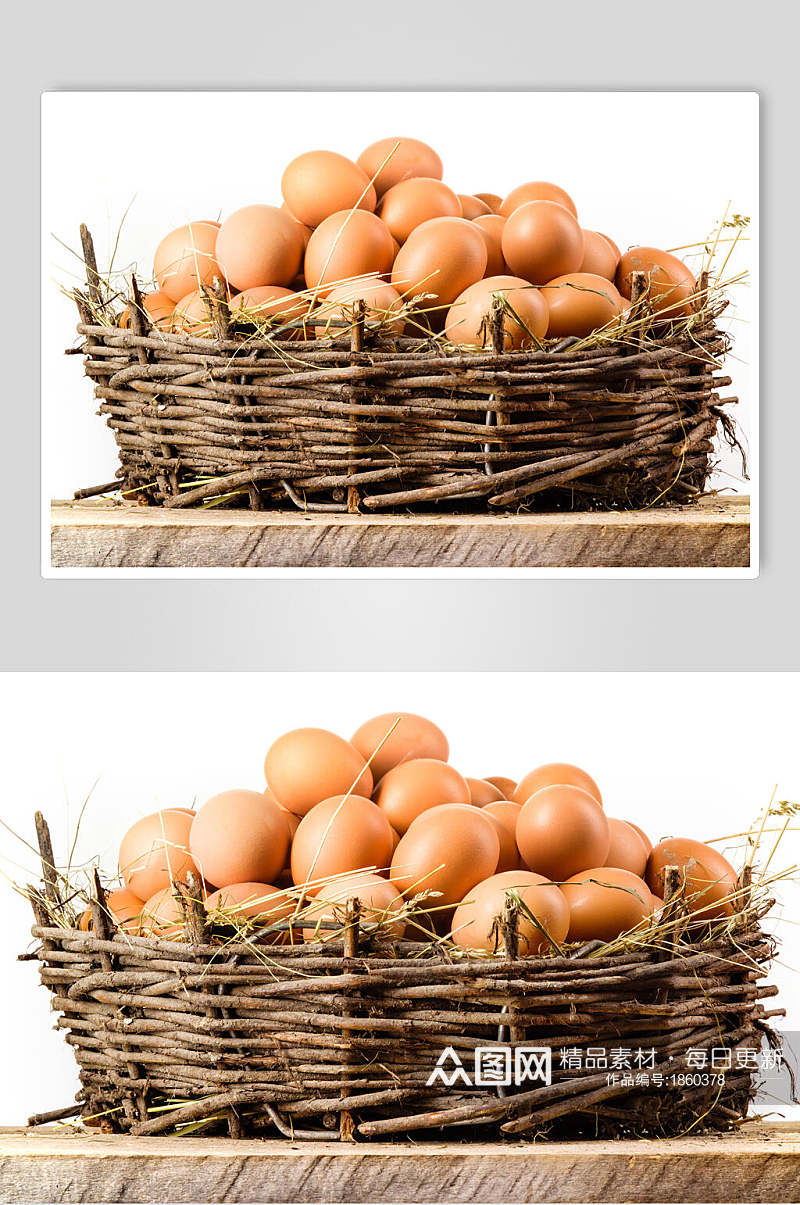 高清农机土鸡蛋摄影图片素材