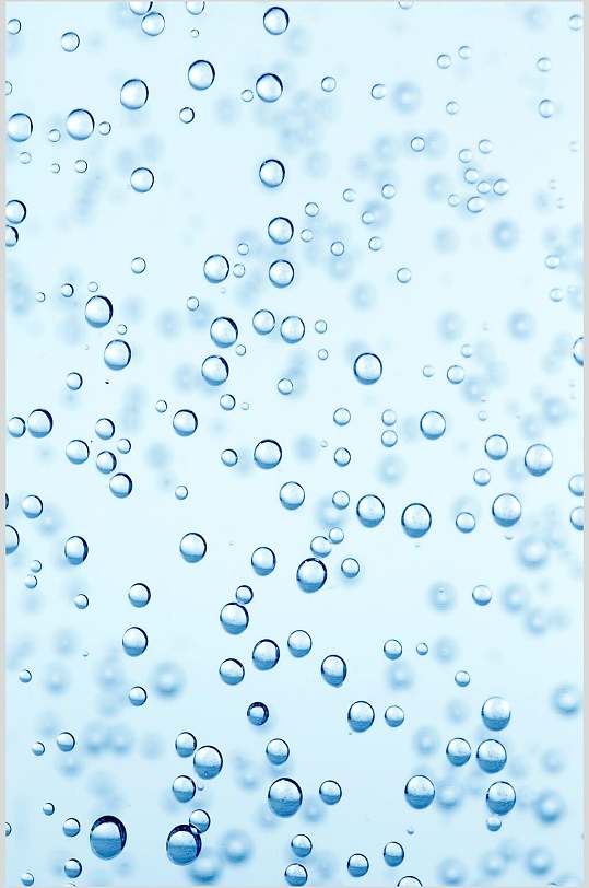 清新透明水珠雨滴摄影素材图片