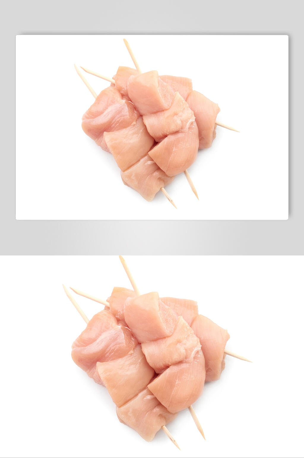 牙签肉鸡肉图片素材
