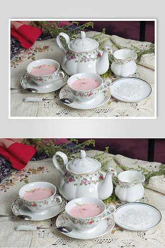 斯里兰卡加香茶玫瑰加味茶美食高清图片