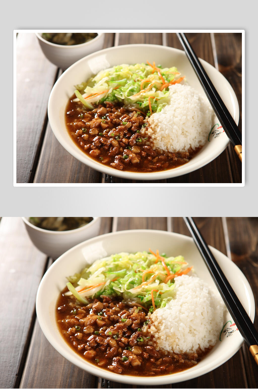 美味主食卤肉饭图片素材