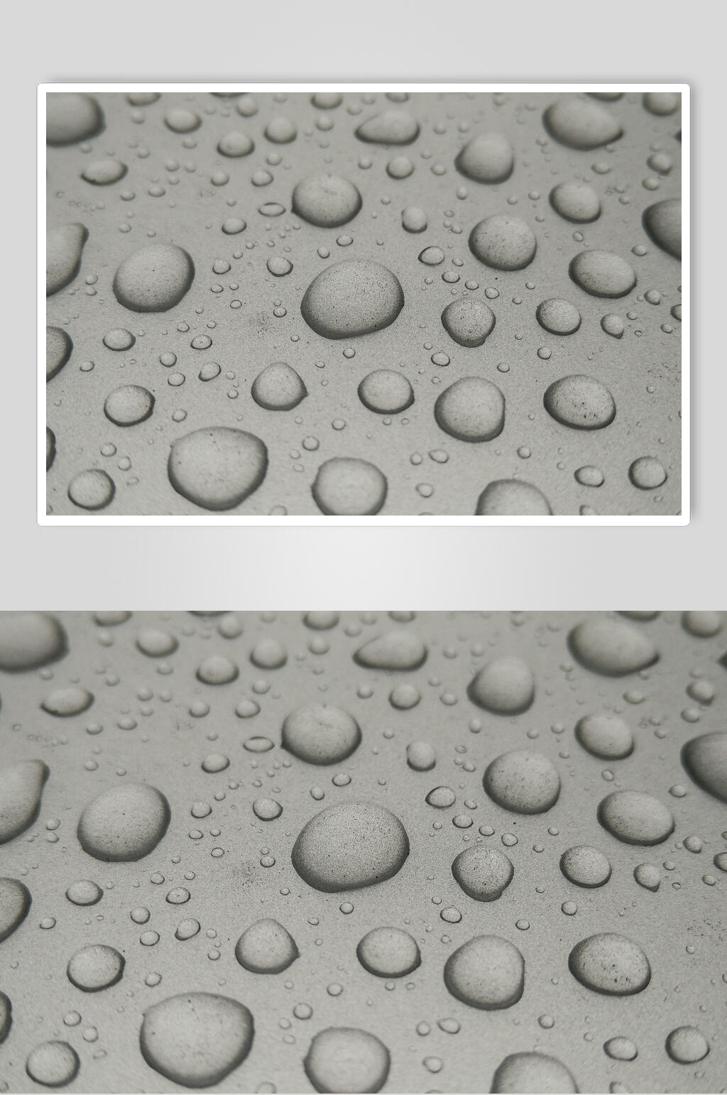 真实透明水珠雨滴摄影图片素材