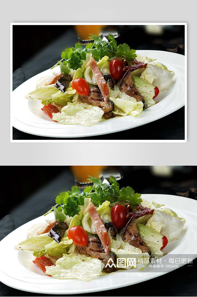 低脂沙拉美食高清图片素材