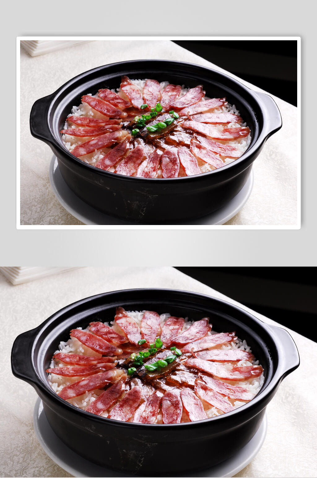 美味腊味煲仔饭高清图片素材