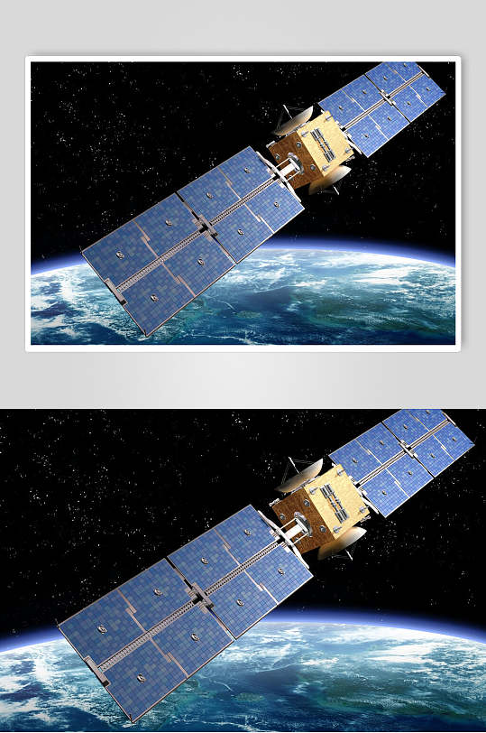 太空人造卫星高清图片