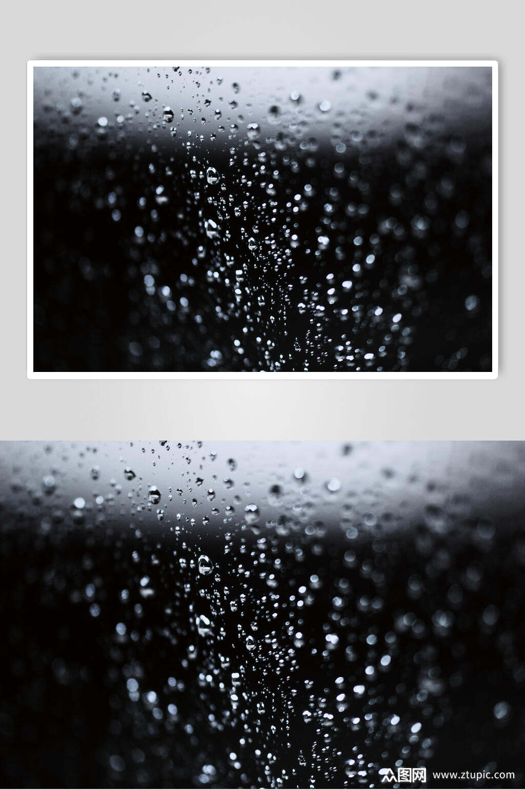 模糊透明水珠雨滴摄影元素图片素材