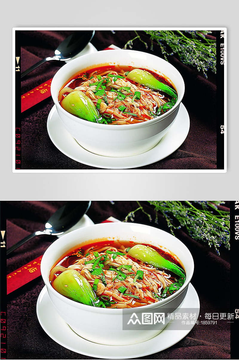 美味酸汤面面食高清图片素材