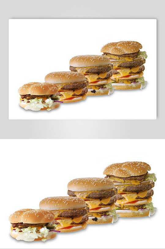 高清汉堡元素图片