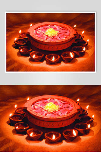 浪漫烛光蜡烛摄影元素图片