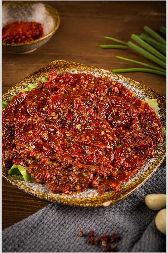 香辣招牌牛肉美食高清图片