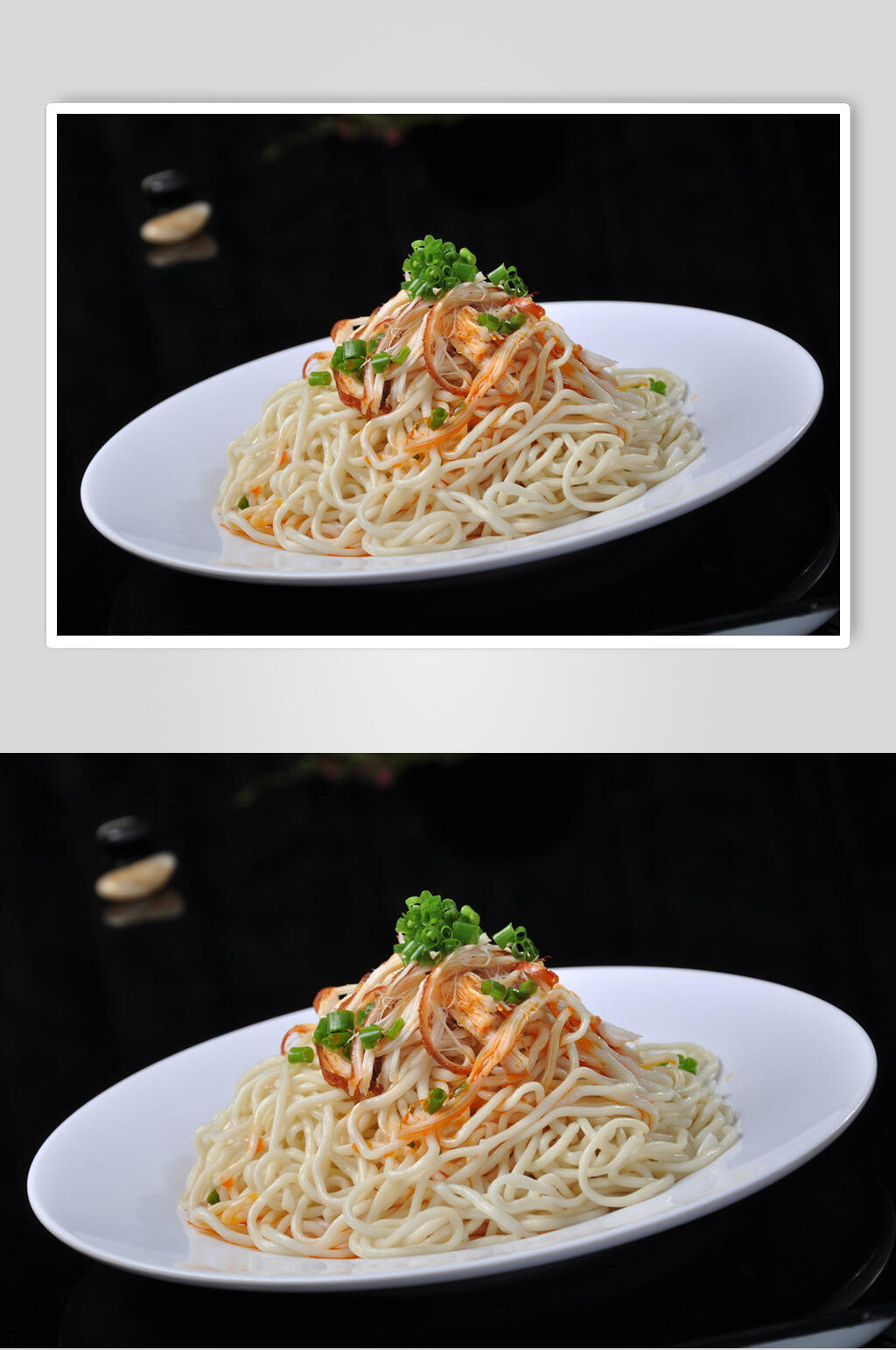 鸡丝凉面高清图片素材
