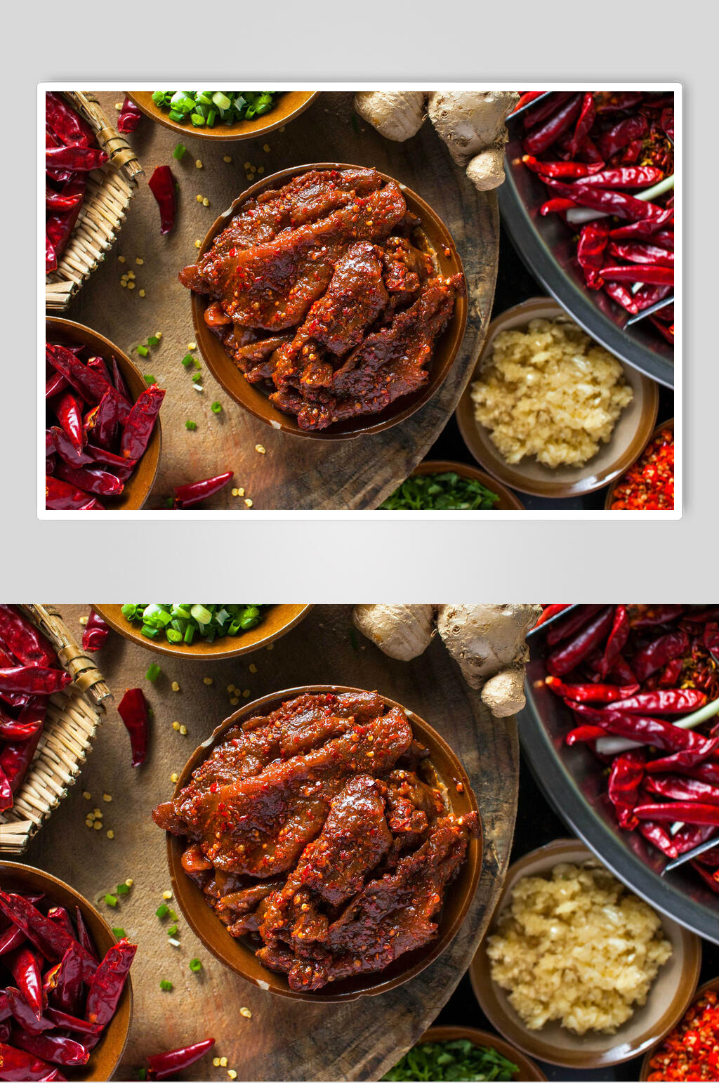 香辣招牌牛肉美食图片素材