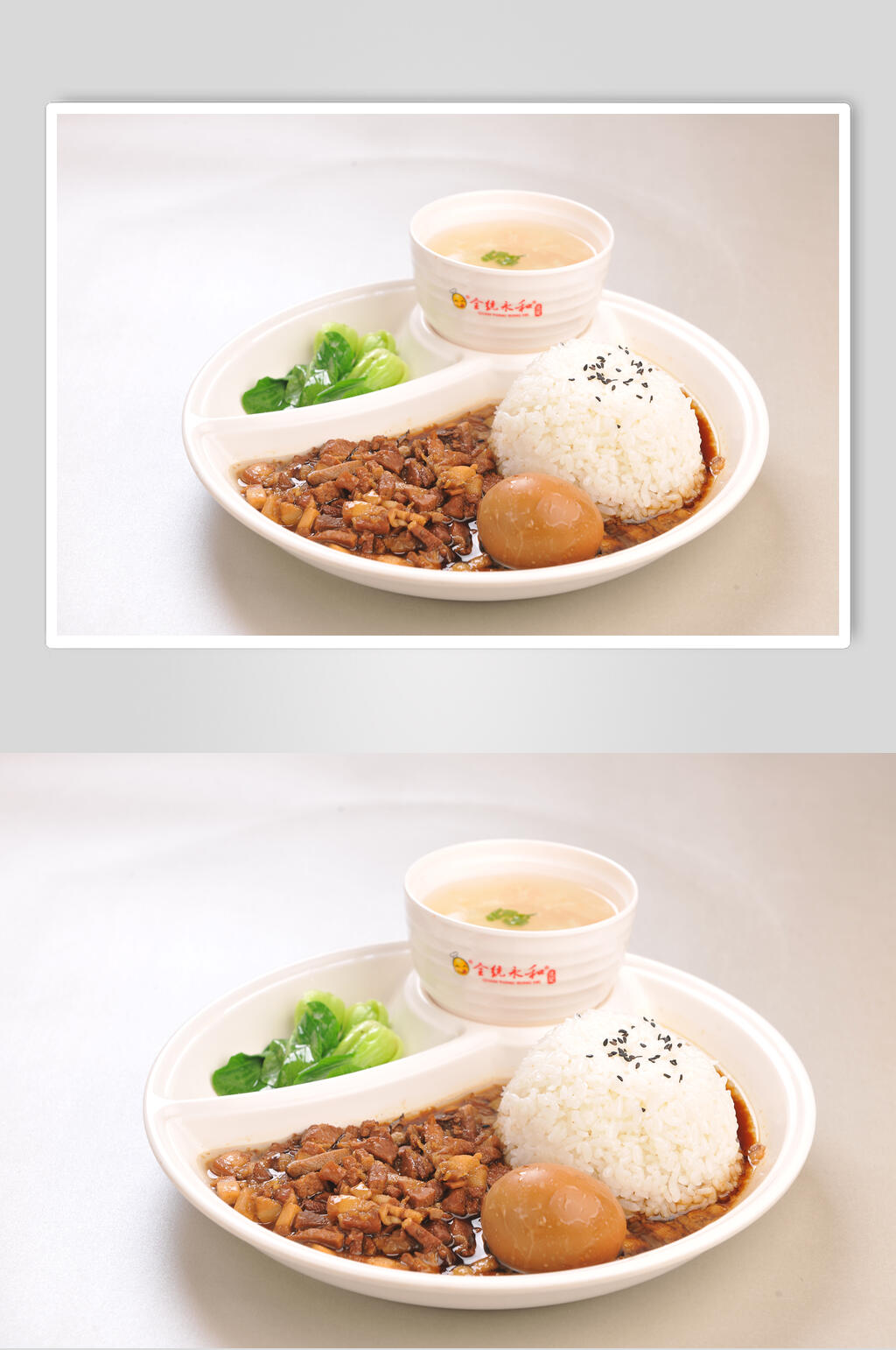 健康套餐卤肉饭图片素材