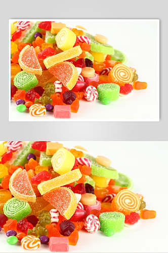 彩虹糖果摄影元素图片