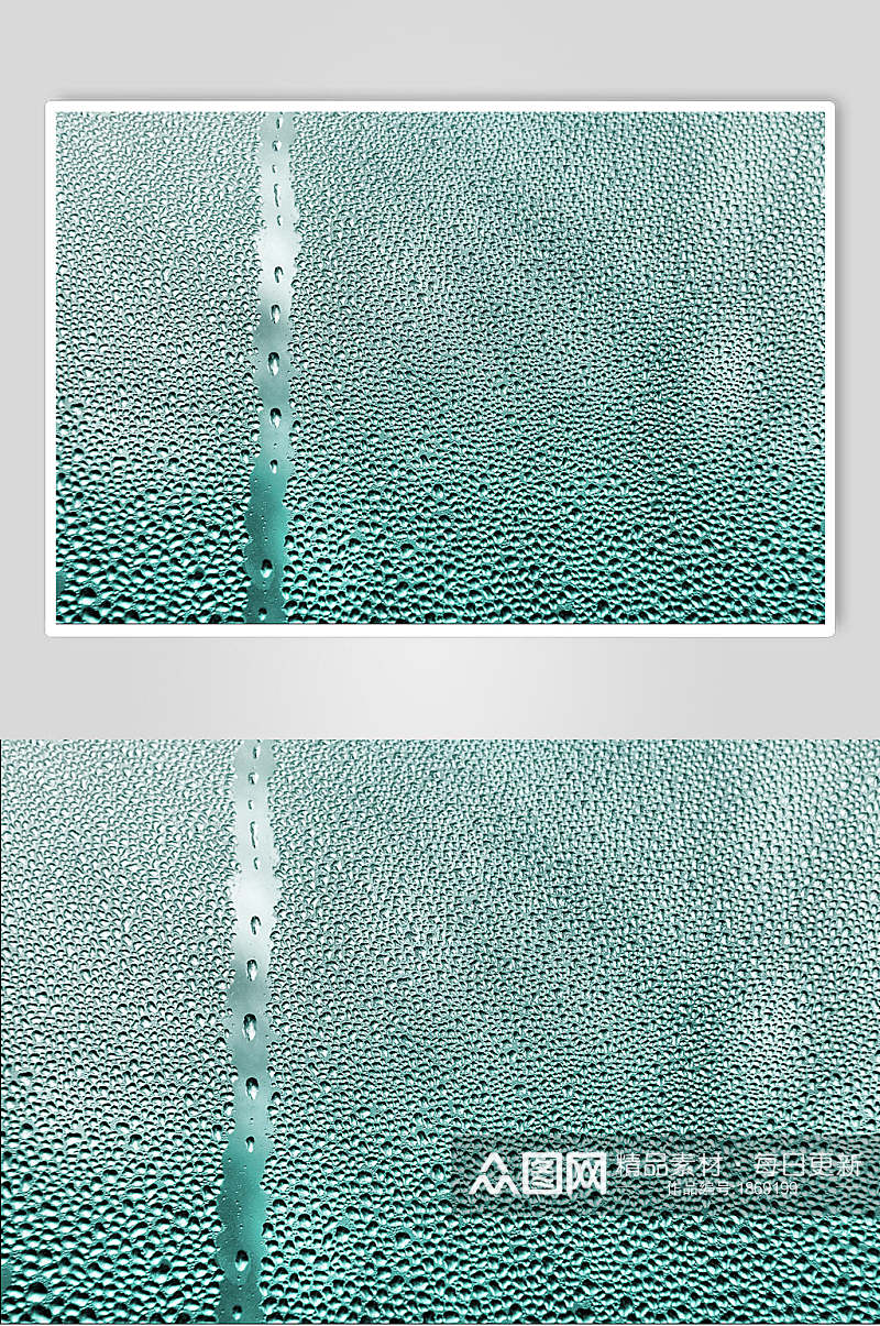 清新透明水珠雨滴摄影元素图片素材