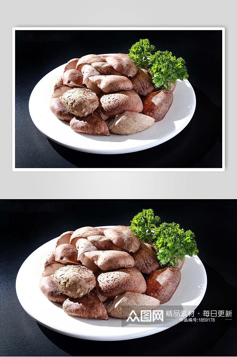 平菇美食高清图片素材