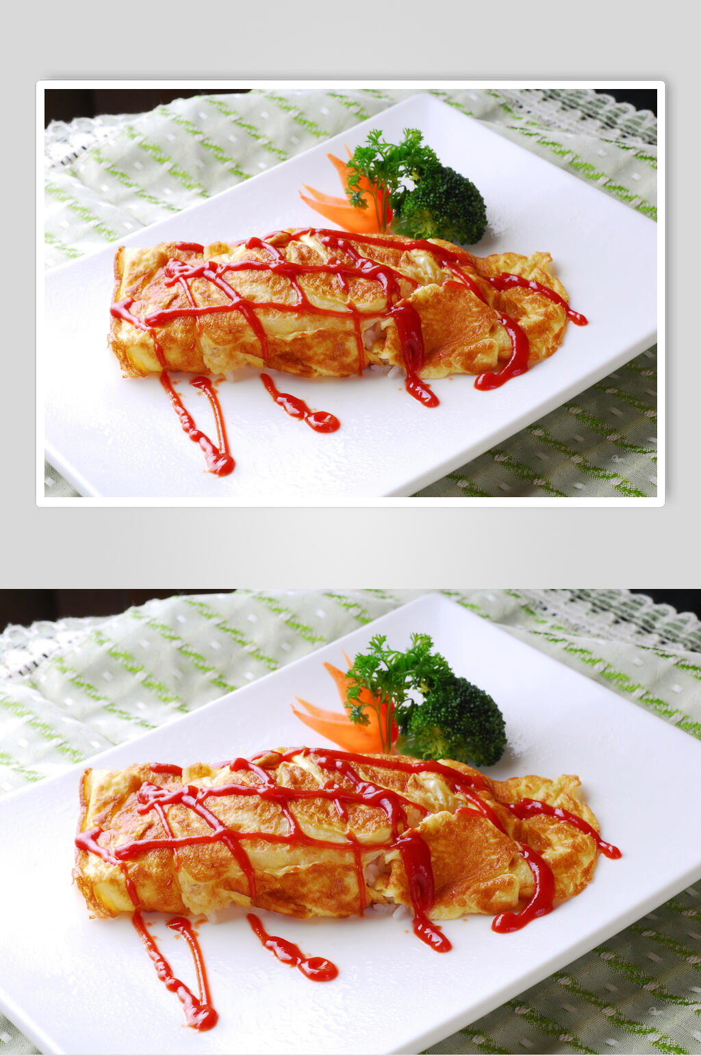 饭食台式蛋包饭美食高清图片素材