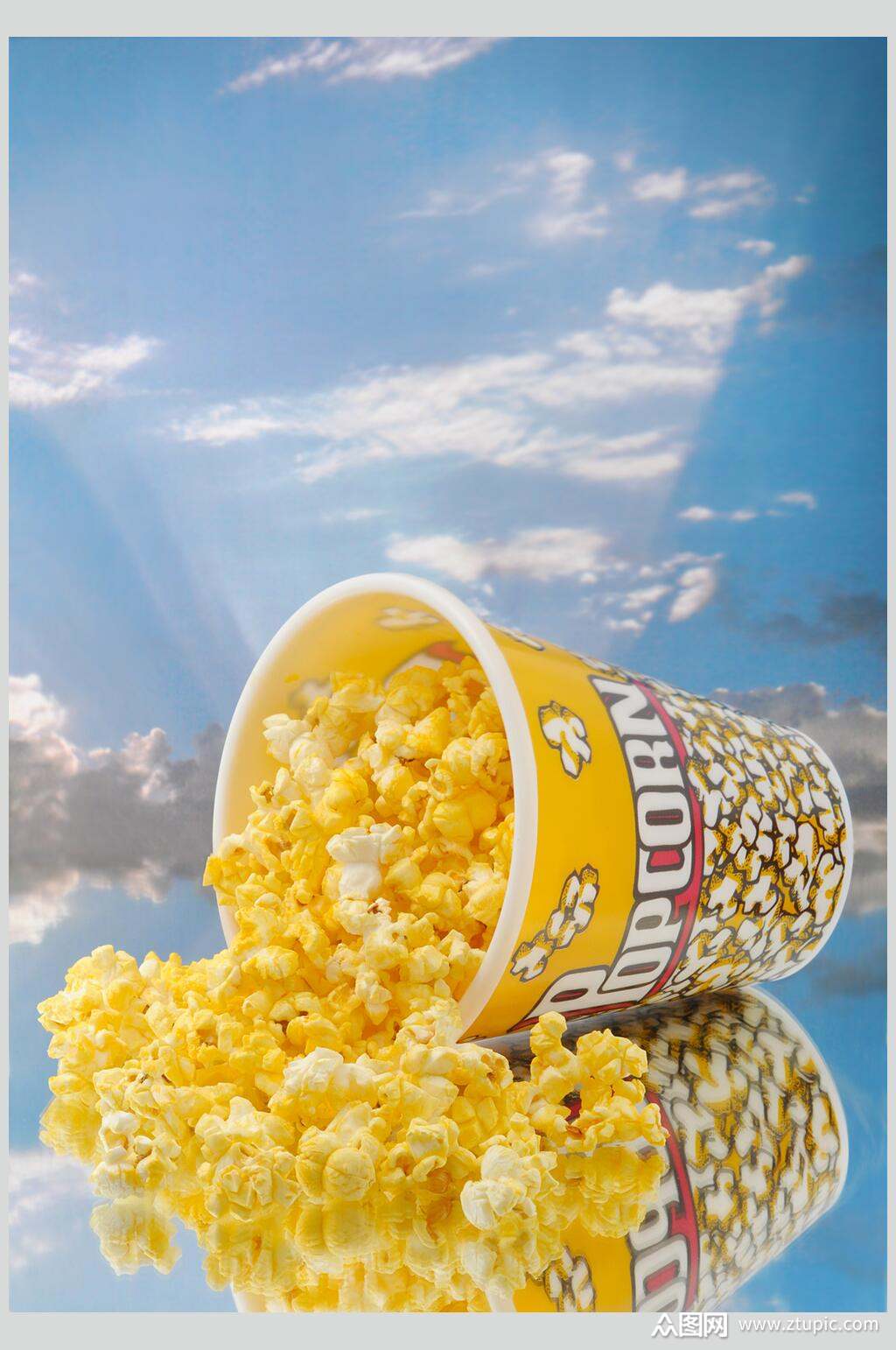 美食爆米花图片
