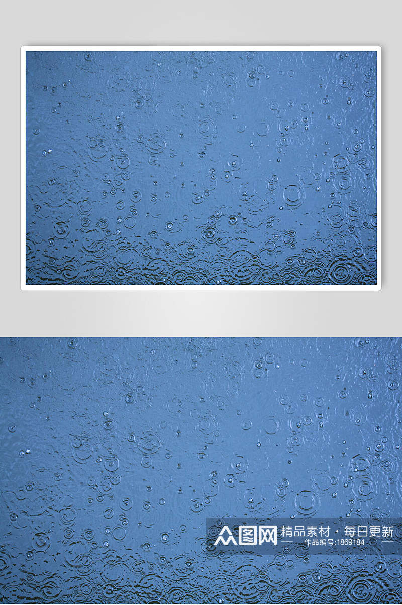 唯美透明水珠雨滴摄影素材图片素材
