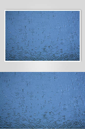 唯美透明水珠雨滴摄影素材图片