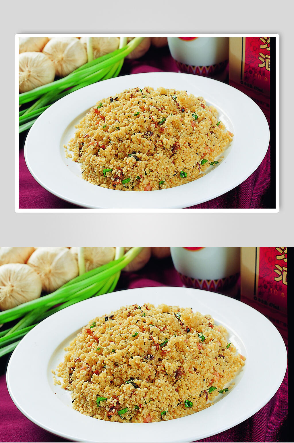 外婆菜炒饭高清图片素材