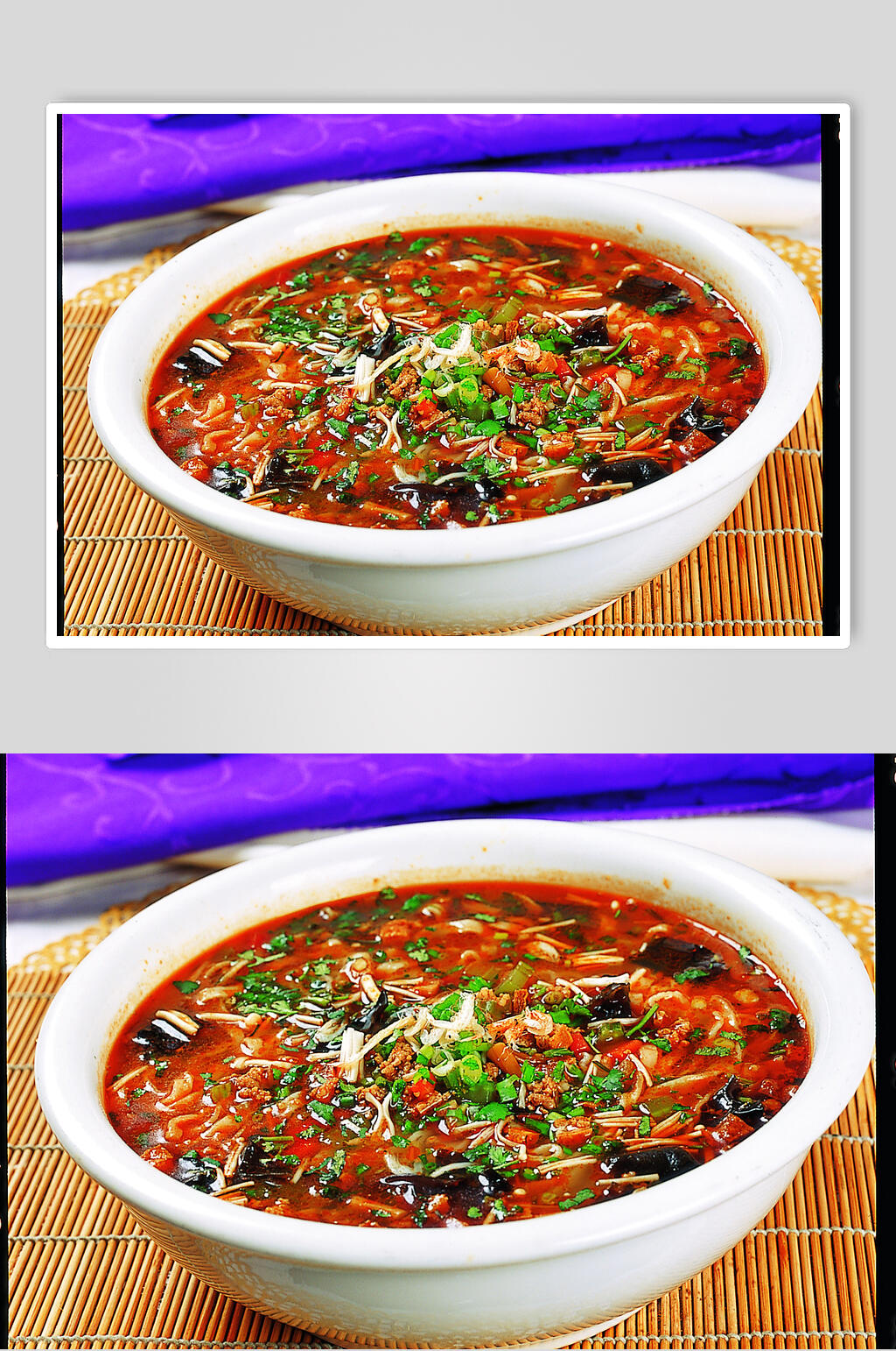 关中臊子面窝美食图片素材