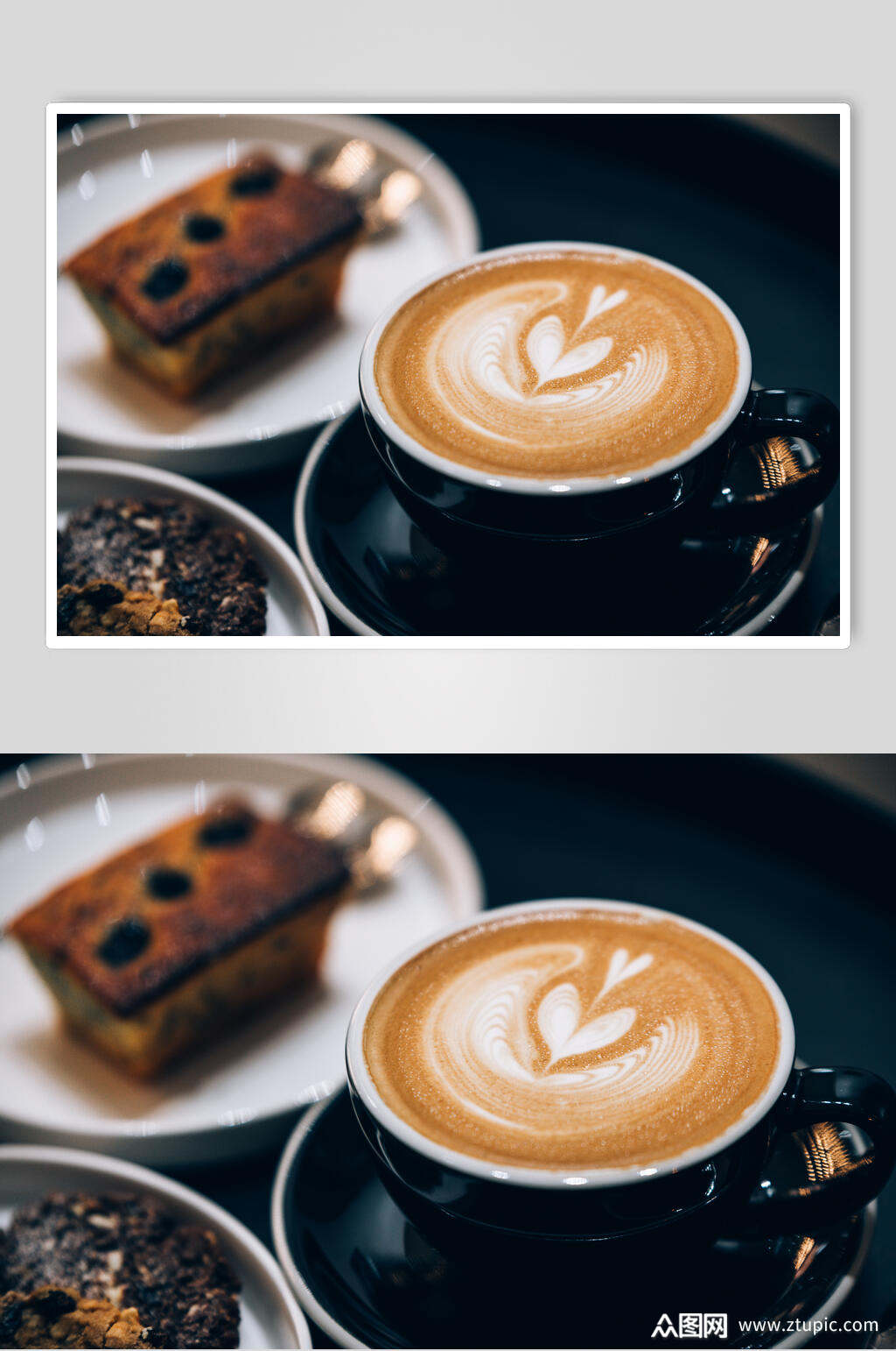 咖啡下午茶特写图片素材