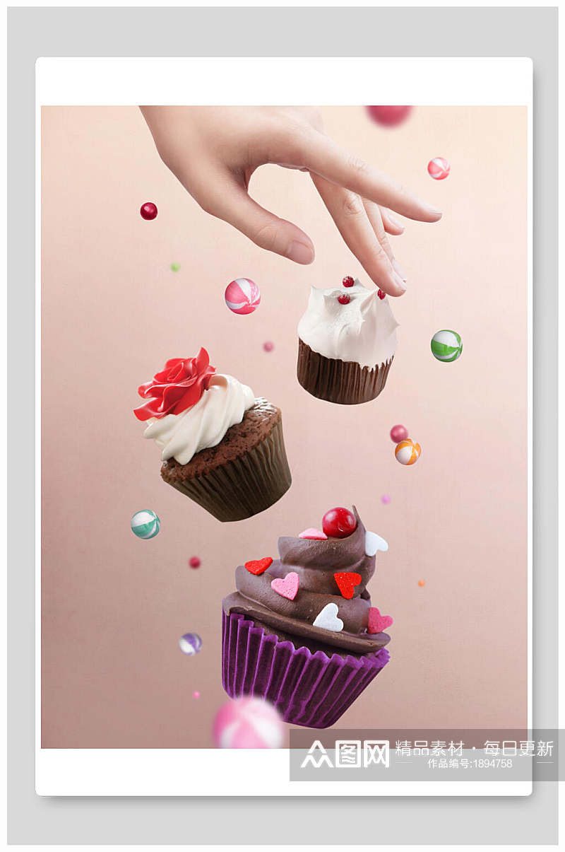 甜点蛋糕甜品海报背景素材素材