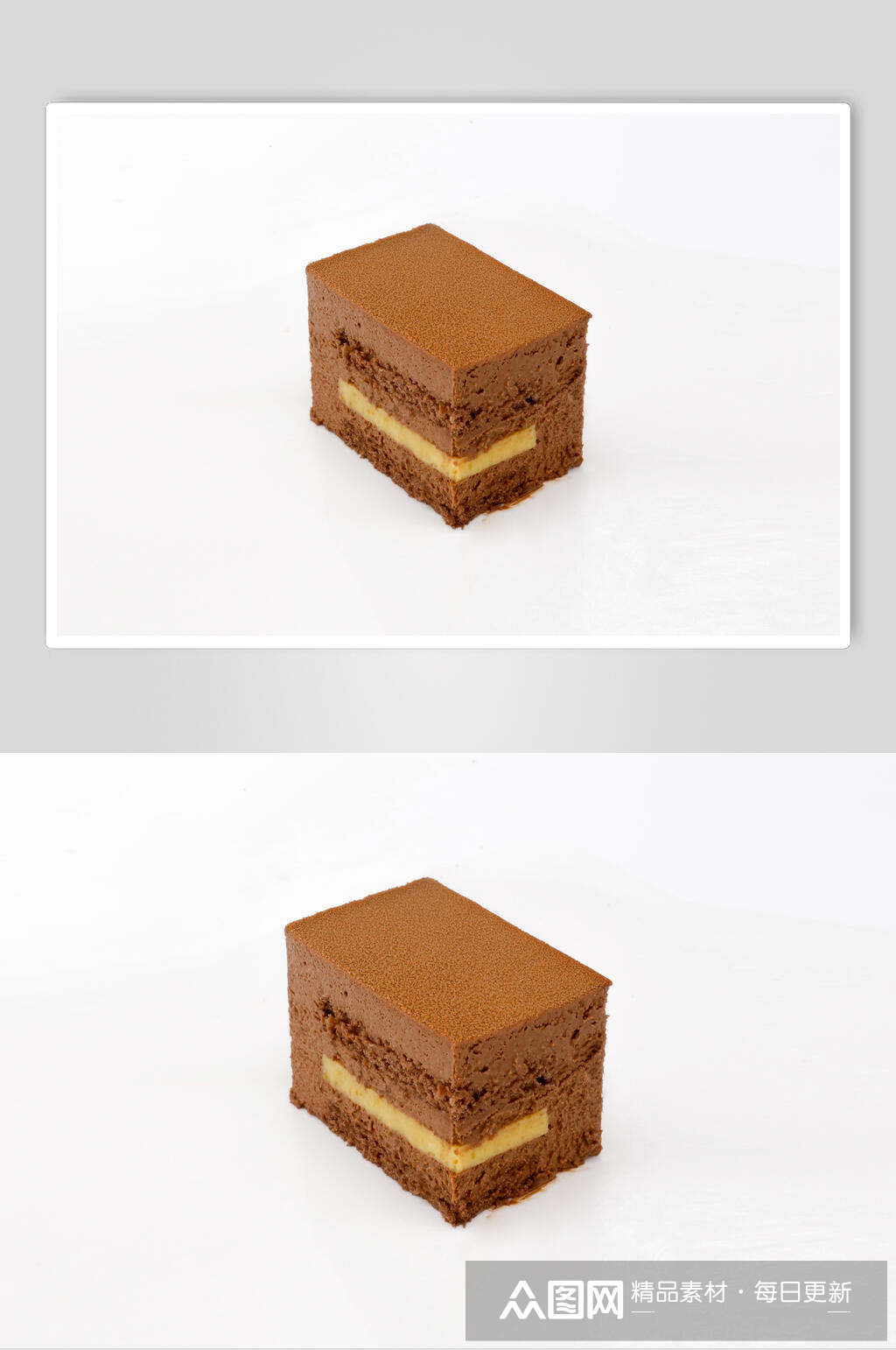 褐色巧克力慕斯蛋糕图片模板下载-编号1922786-众图网