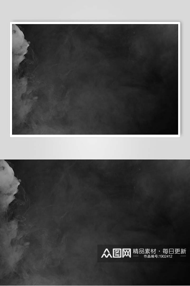 黑色烟雾高清图片素材