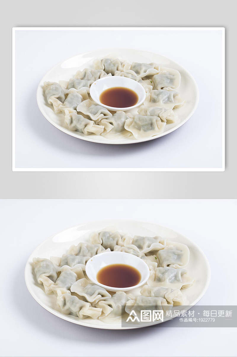 近景水饺饺子图片素材