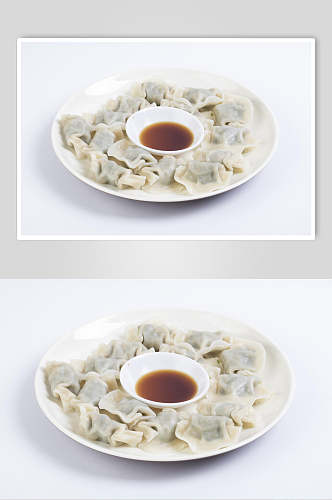 近景水饺饺子图片
